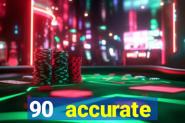 90 accurate football predictions